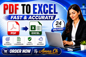 convert PDF to excel data
