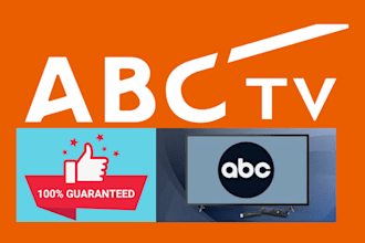promote and broadcast your music video, ads or commercials on abc tv channel