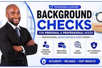 do background check for personal and private investigator check and social media
