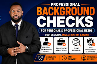 do background check for personal and private investigator check and social media
