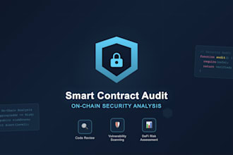 analyze on chain data and audit smart contracts for your crypto project