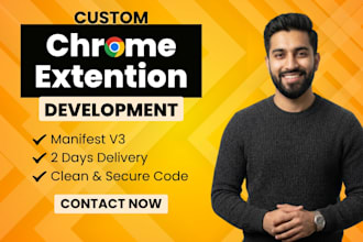 develop chrome extention or migrate to manifest v3 in 2 days