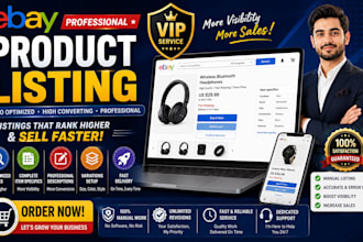 ebay listing, ebay lister, ebay SEO, ebay product listing