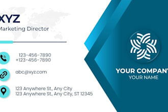 design a professional real estate business card