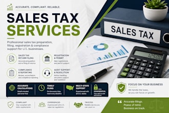 prepare and file US sales tax returns accurately