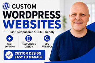 build a fast and responsive custom wordpress website