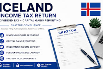 prepare iceland income tax return dividend tax capital gains reporting