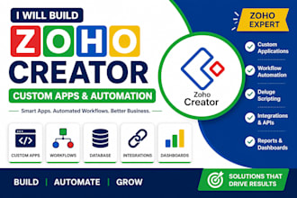 build zoho creator apps and automate your business processes