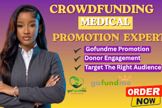 promote your gofundme medical  fundraiser to reach more donors in USA and italy