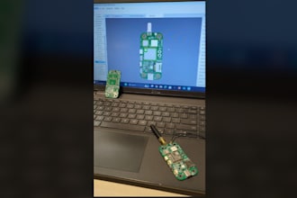 design pcb board, lorawan esp32 stm32 ble wearble pcb layout and firmware code