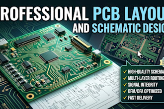 design professional pcb layout and schematic