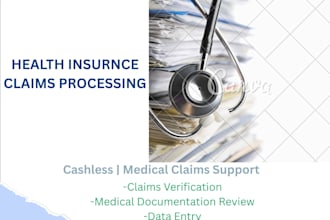 do accurate medical data entry and health insurance claims processing