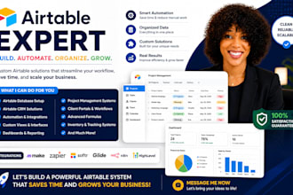 airtable automation expert interface setup airtable database softr webapp