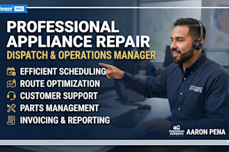 manage your appliance repair dispatch, scheduling, and operations