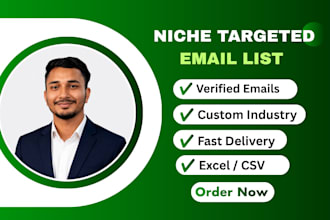 build custom verified niche targeted email list