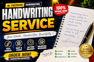 write beautiful handwritten document