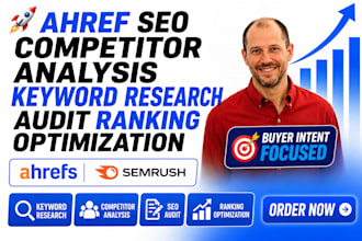 do ahref seo competitor analysis keyword research audit ranking optimization