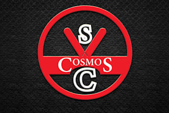 do a futuristic cosmos logo for space, technology