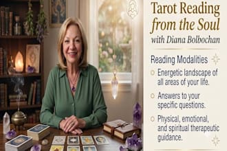 deliver an in depth soul tarot reading to navigate your life landscape