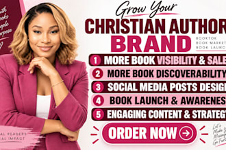manage christian author social media booktok book marketing campaign book launch