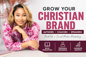 manage christian author booktok and social media for coaches and speakers