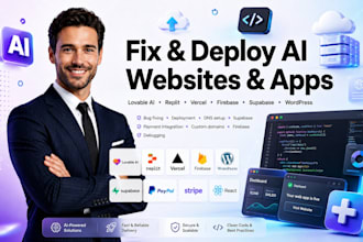fix lovable deploy replit web app base 44 aws cloud firebase supabase dns vercel