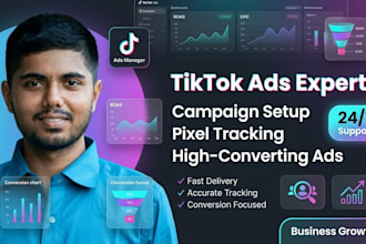 run tiktok ads campaign, setup tiktok ads account, tiktok pixel tracking