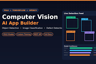 build a computer vision ai app for object detection and image classification