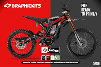 design factory level e bike graphics kit livery and wrap