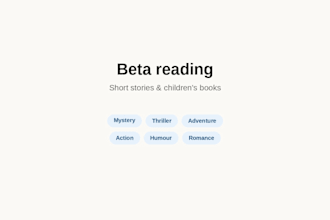 beta read short stories and children books