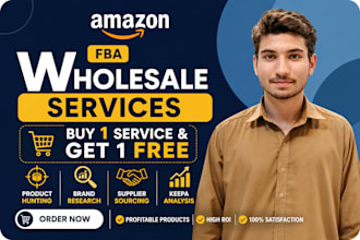 be your amazon wholesale va, amazon fba expert and a to z account manager