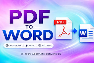 convert PDF to word