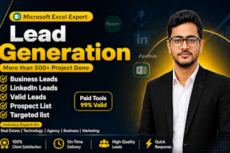 do targeted b2b lead generation, lead prospecting and email building
