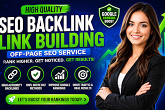 do SEO backlink audit, competitor analysis and link building strategy