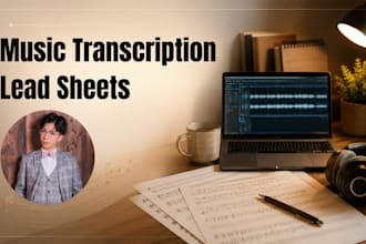do professional piano, vocal transcription and lead sheets