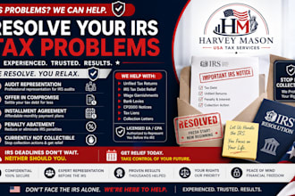 resolve your USA tax debt, unfiled tax returns, irs audit and penalty abatement