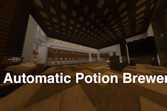 build minecraft farms and redstone machines