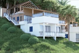 do architectural bim modeling and 3d rendering