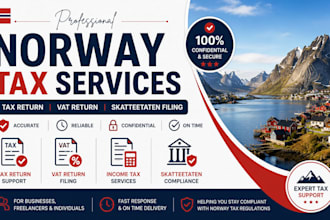 file norway tax return, vat return and skatteetaten tax filing
