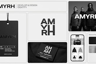 develop logo and brand identity for fashion brand