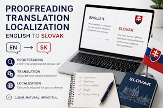 provide detail oriented slovak localization and proofreading
