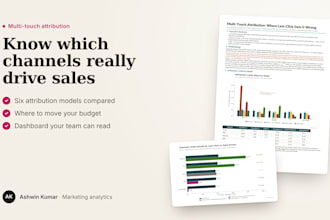set up multi touch attribution and marketing analytics dashboards