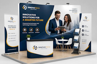 design 3d trade show booth backdrop exhibition stand pop up banner kiosk design