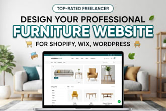 create a furniture website for your business