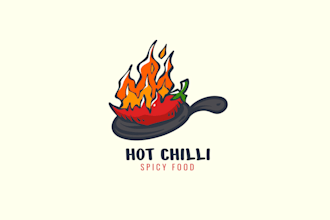 design red chili logo for restaurant bakery cafe