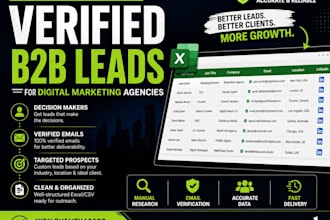 provide verified decision maker leads for agencies