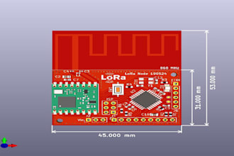 design rf pcb, rf antenna pcb, lora pcb, antenna and pcb layout