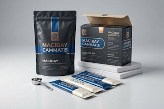 design creative box, pouch and label packaging design