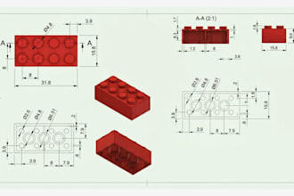 do 3d cad design product design solidworks modeling and technical drawings
