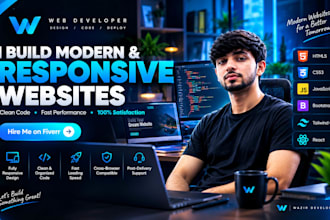 build a modern responsive website for your business